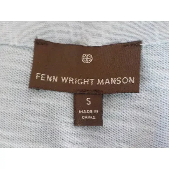 Fenn Wright Manson Blue Open Blazer Front Pockets Lightweight Women Small - Picture 6 of 6